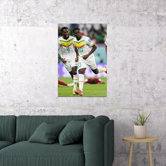 Bamba Dieng Senegal National Team World Cup Poster Wall Art Print Home Wall Decor - xonomax