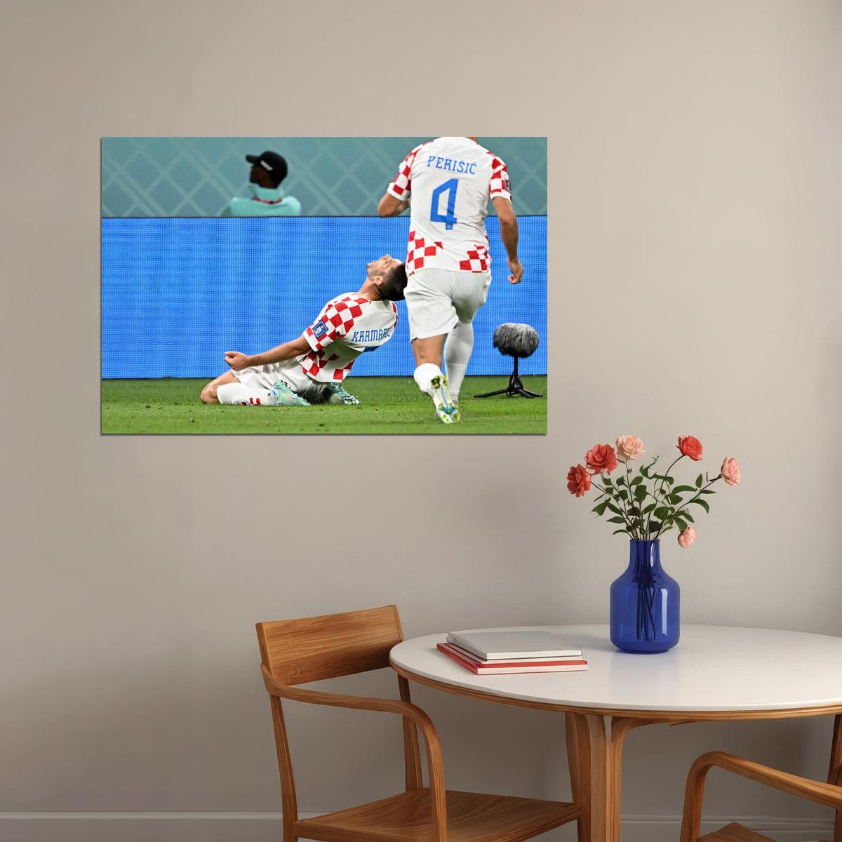 Andrej Kramaric Croatia National Team World Cup Poster Wall Art Print Home Wall Decor - xonomax