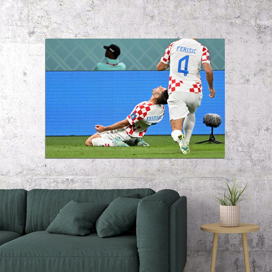 Andrej Kramaric Croatia National Team World Cup Poster Wall Art Print Home Wall Decor - xonomax