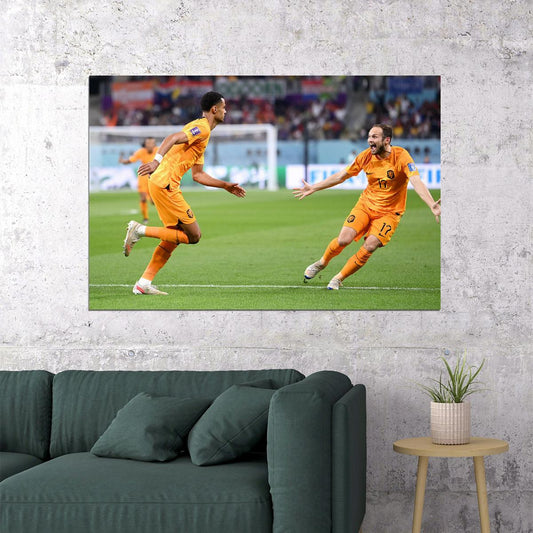 Cody Gakpo Netherlands National Team World Cup Poster Wall Art Print Home Wall Decor - xonomax