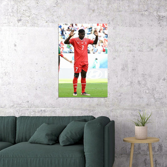 Breel Embolo Cameroon National Team World Cup Qatar 2022 Poster Wall Art Print Home Wall Decor - xonomax