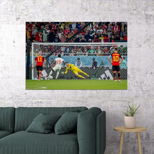 Belgium National Team World Cup Qatar 2022 Poster Wall Art Print Home Wall Decor - xonomax