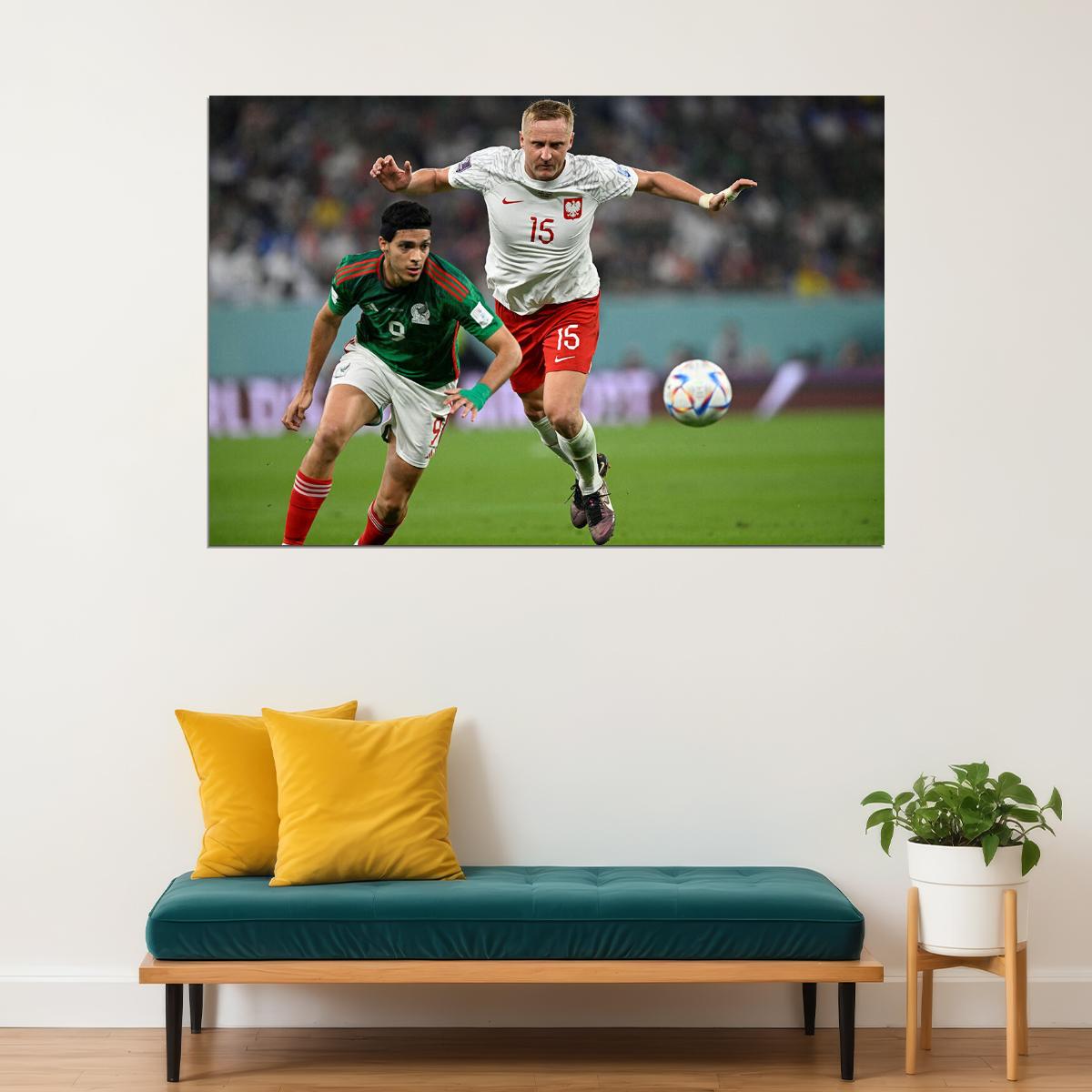 Raul Jimenez Mexico National Team World Soccer Fans Poster Wall Art Print Home Wall Decor - xonomax