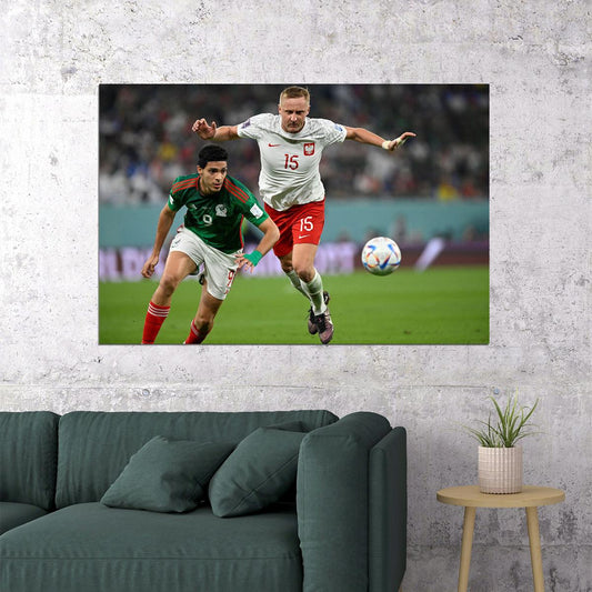 Raul Jimenez Mexico National Team World Soccer Fans Poster Wall Art Print Home Wall Decor - xonomax