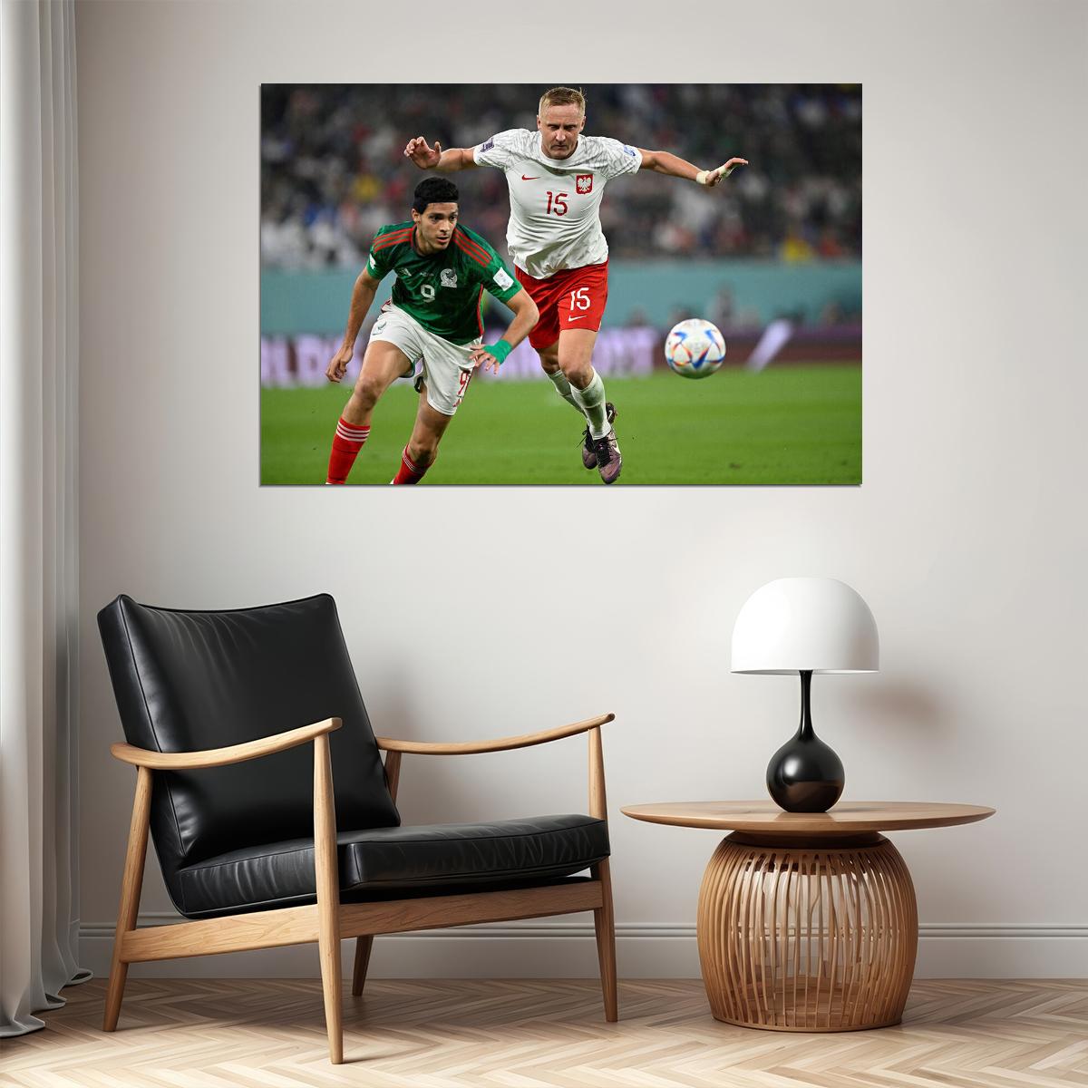 Raul Jimenez Mexico National Team World Soccer Fans Poster Wall Art Print Home Wall Decor - xonomax