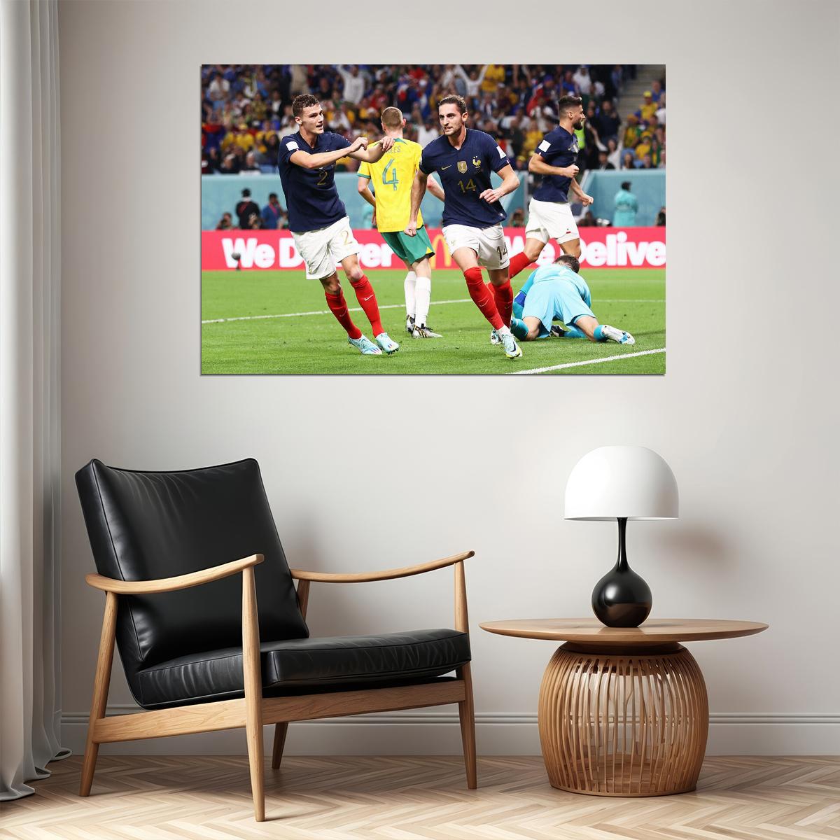 Adrien Rabiot France National Team World Soccer Fans Poster Wall Art Print Home Wall Decor - xonomax