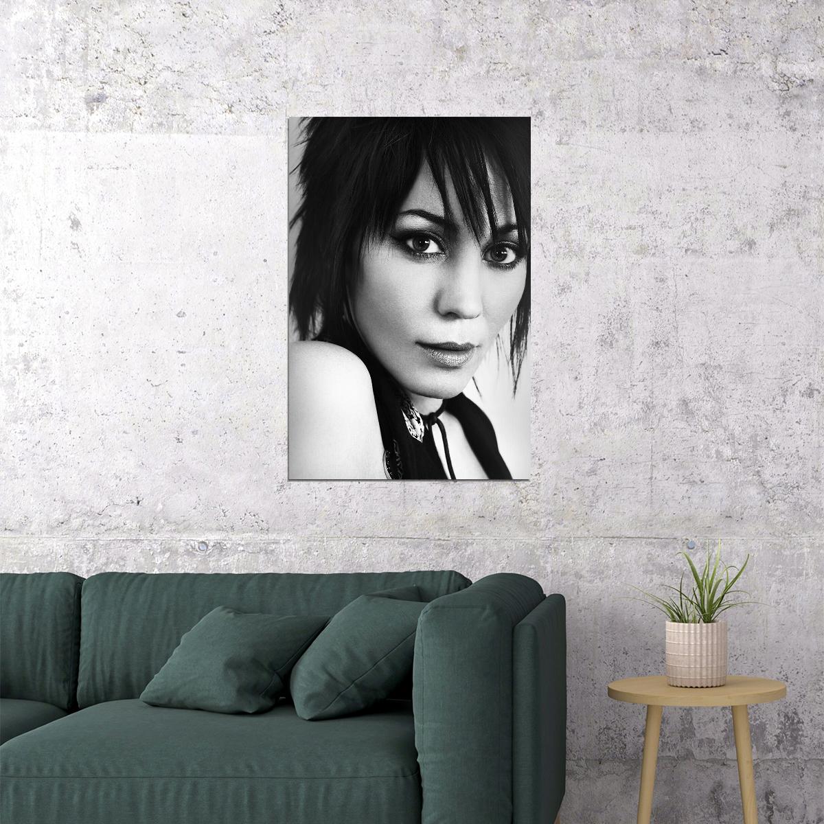Joan Jett Singer Musician Guitarist Star Poster Wall Art Print Home Wall Decor