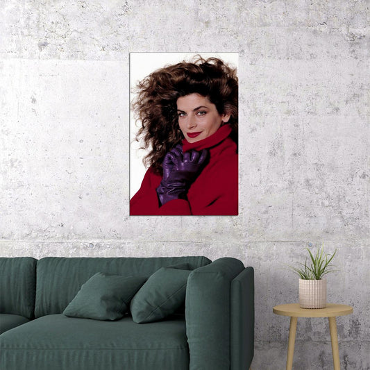 Kirstie Alley 80s 90s Vintage Actress Star Poster Wall Art Print Home Wall Decor - xonomax