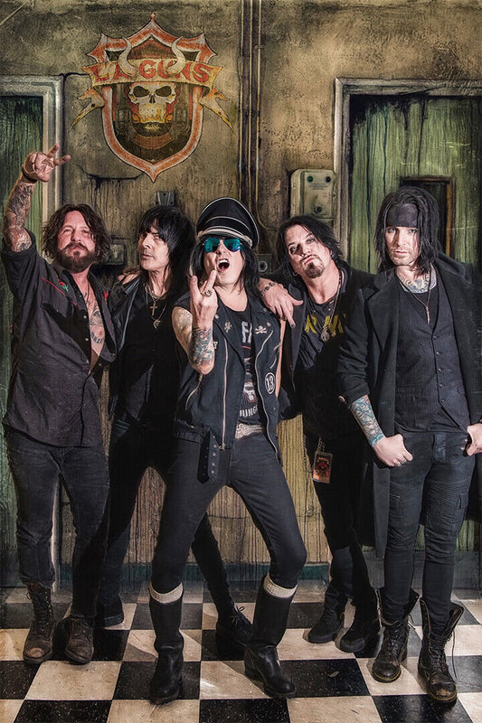 La Guns 80s 90s Vintage Music Singer Star Poster Wall Art Print Home Wall Decor - xonomax