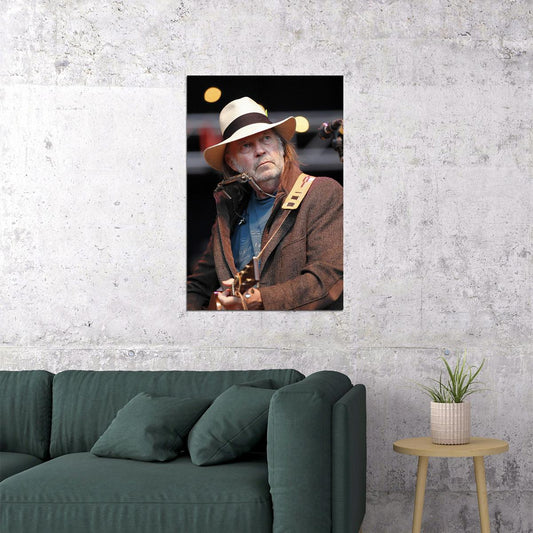 Neil Young Vintage Singer Activist Star Poster Wall Art Print Home Wall Decor - xonomax