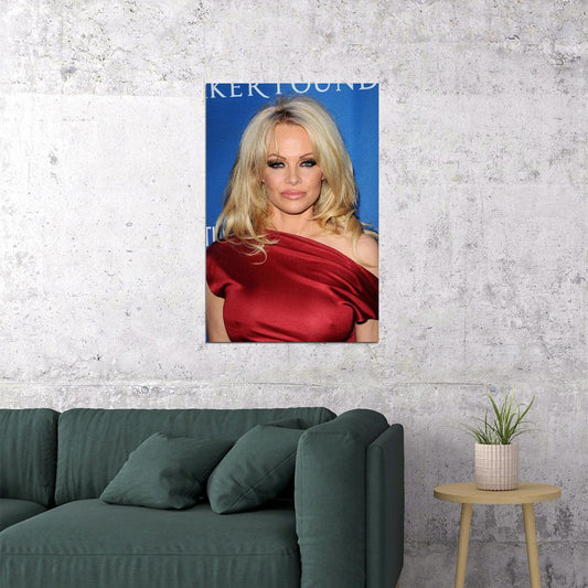 Pamela Anderson 80s 90s Actor Producer Star Poster Wall Art Print Home Wall Decor - xonomax