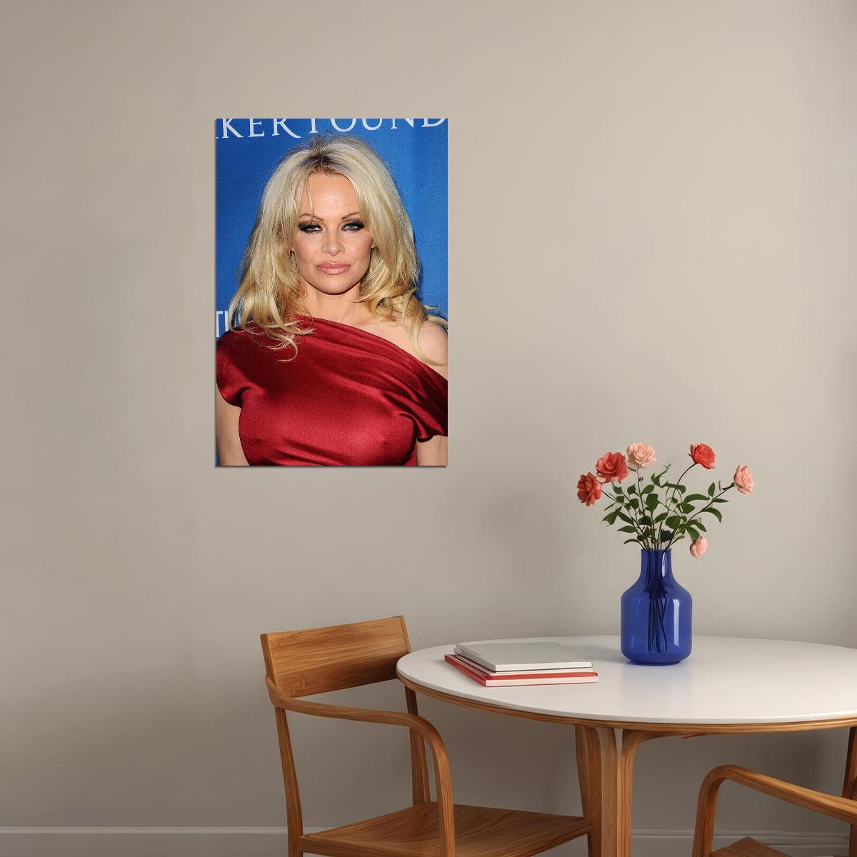 Pamela Anderson 80s 90s Actor Producer Star Poster Wall Art Print Home Wall Decor - xonomax
