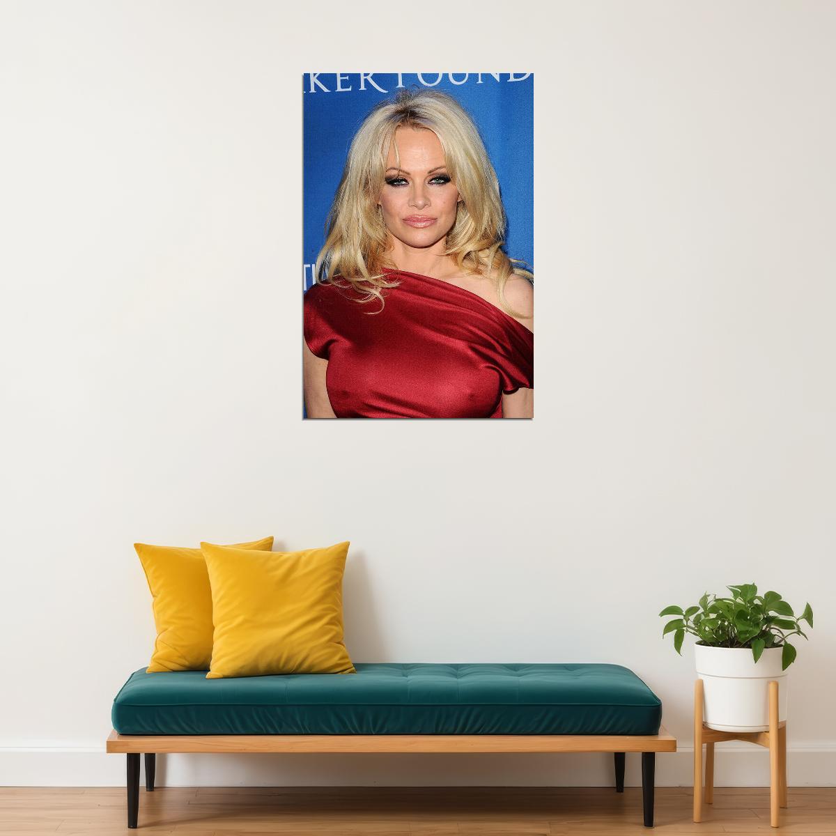 Pamela Anderson 80s 90s Actor Producer Star Poster Wall Art Print Home Wall Decor - xonomax