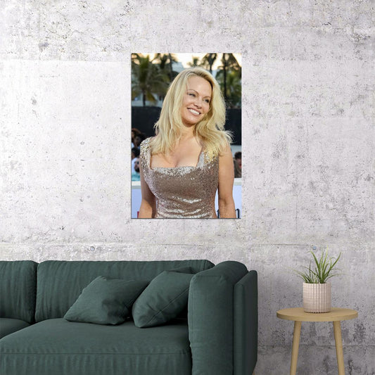 Pamela Anderson 80s 90s Actress Producer Idol Poster Wall Art Print Home Wall Decor - xonomax
