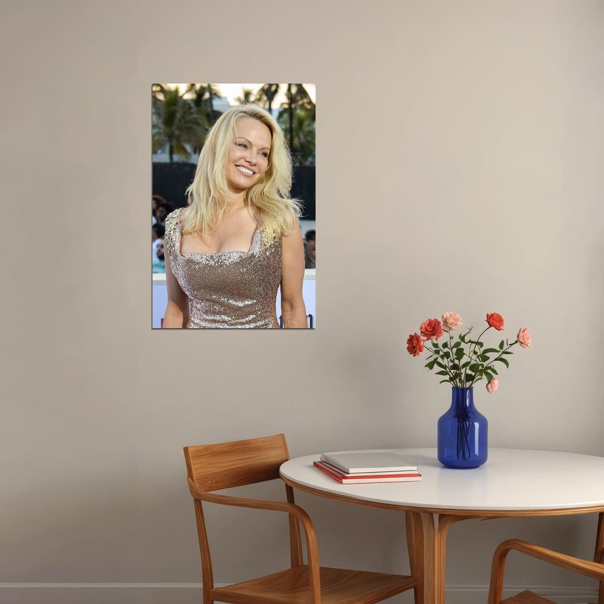 Pamela Anderson 80s 90s Actress Producer Idol Poster Wall Art Print Home Wall Decor - xonomax