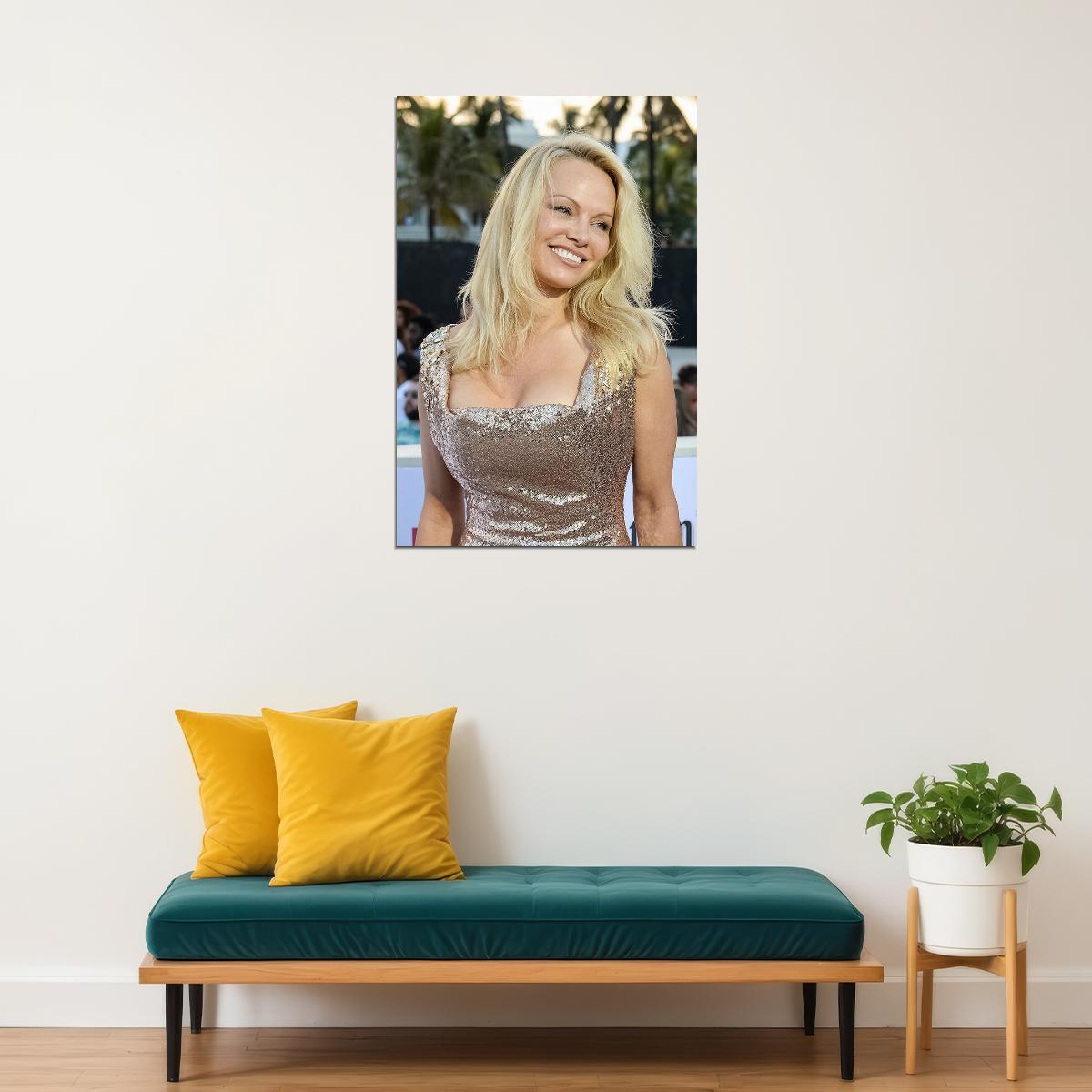 Pamela Anderson 80s 90s Actress Producer Idol Poster Wall Art Print Home Wall Decor - xonomax