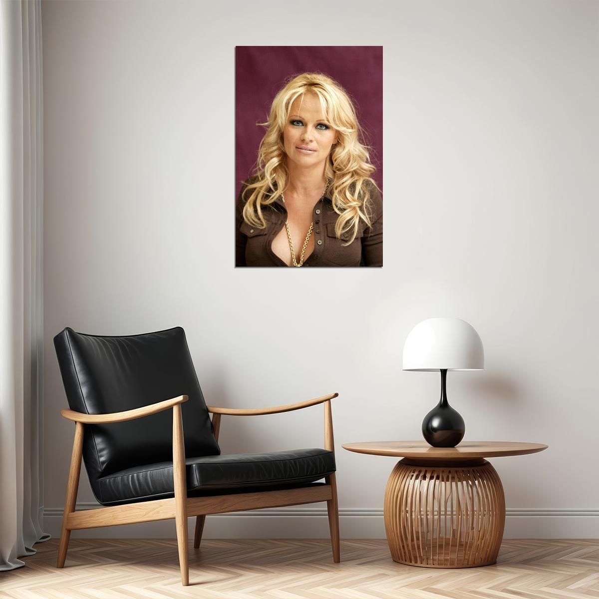 Pamela Anderson 80s 90s Actress Producer Star Poster Wall Art Print Home Wall Decor - xonomax