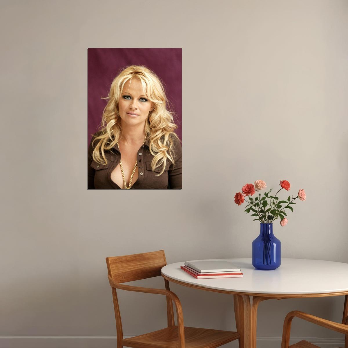 Pamela Anderson 80s 90s Actress Producer Star Poster Wall Art Print Home Wall Decor - xonomax
