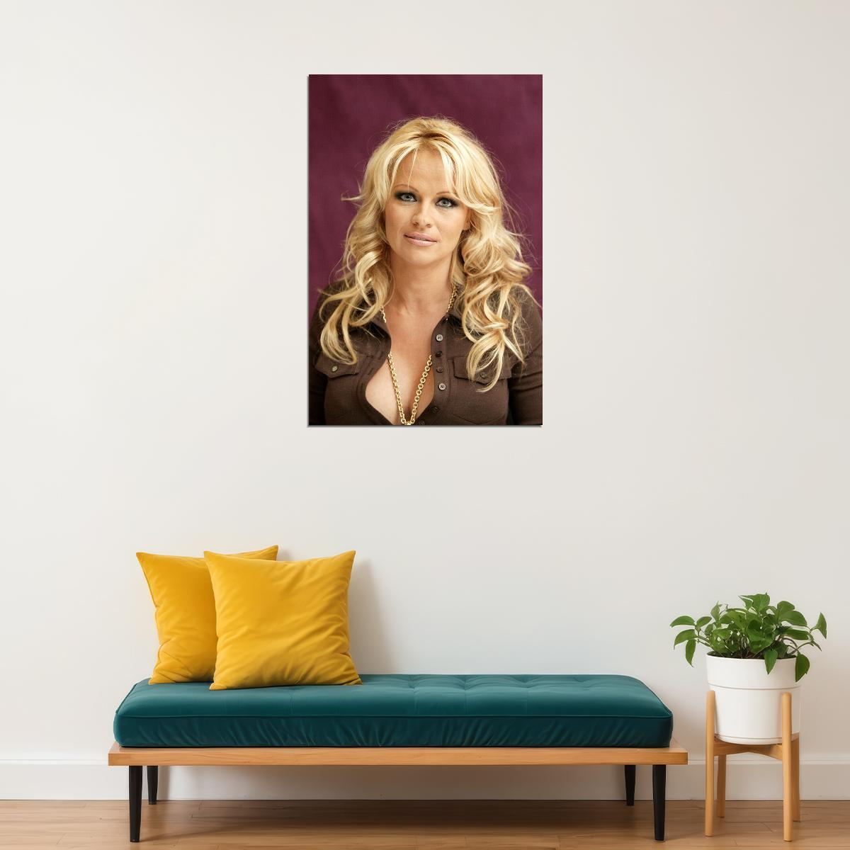 Pamela Anderson 80s 90s Actress Producer Star Poster Wall Art Print Home Wall Decor - xonomax