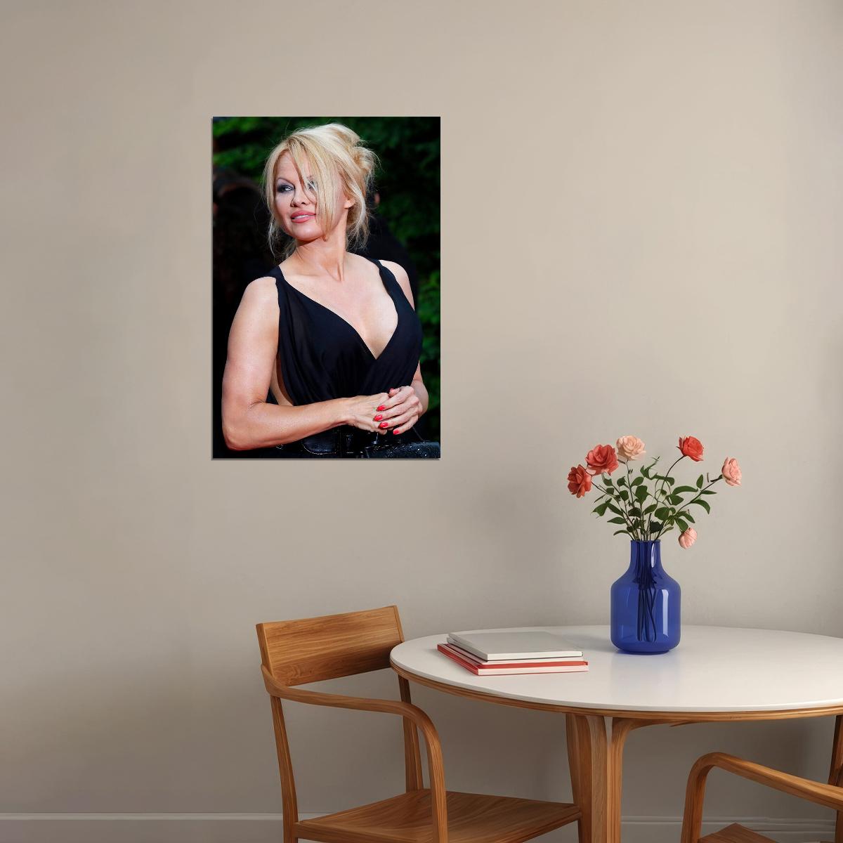 Pamela Anderson 80s 90s Actress Model Idol Poster Wall Art Print Home Wall Decor - xonomax