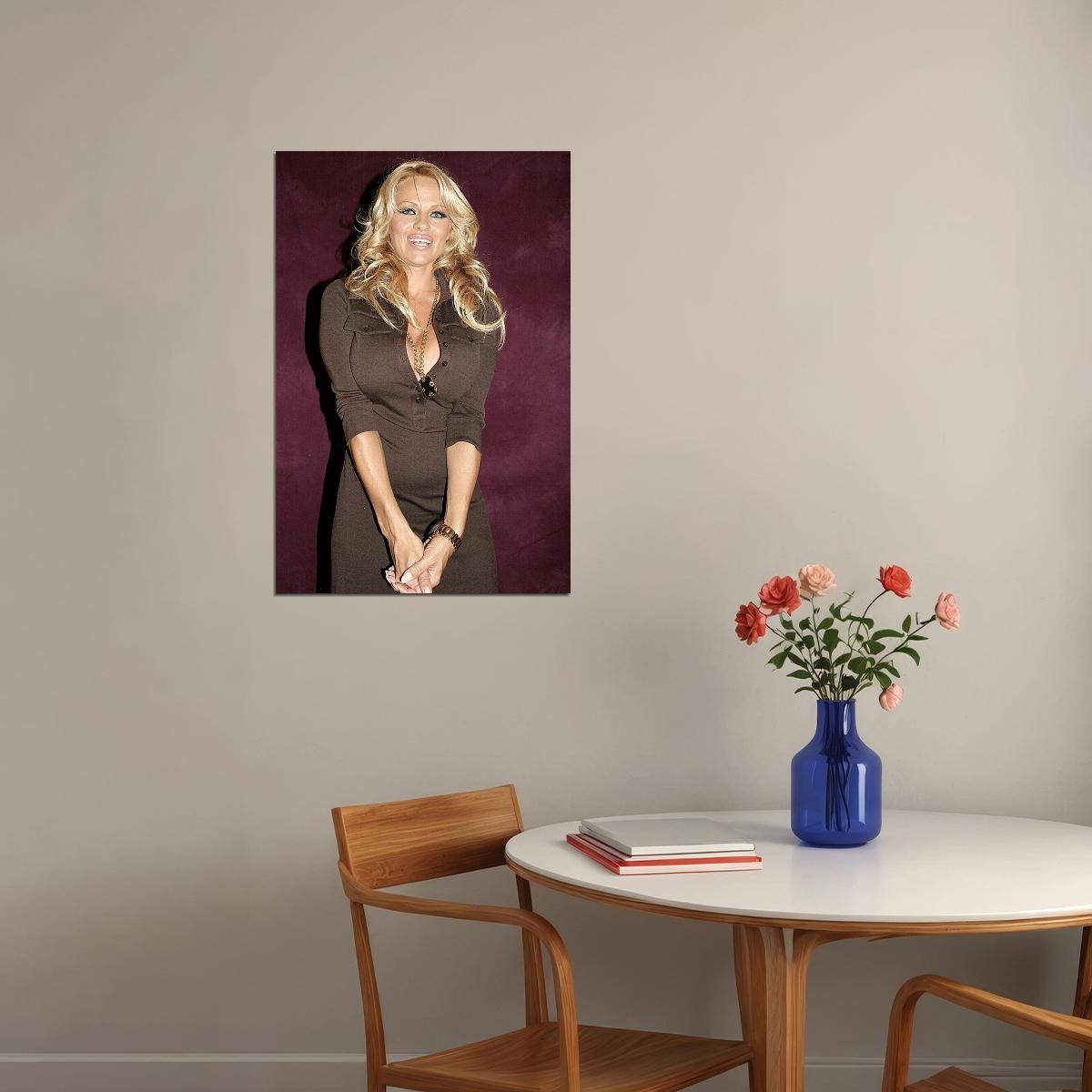 Pamela Anderson 80s 90s Movie Actor Hot Model Poster Wall Art Print Home Wall Decor - xonomax