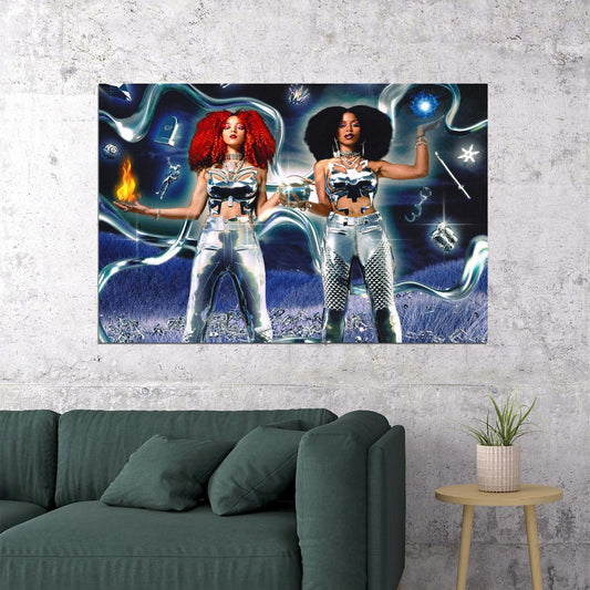 Nova Twins Music Group Supernova Music Album Poster Wall Art Print Home Wall Decor - xonomax