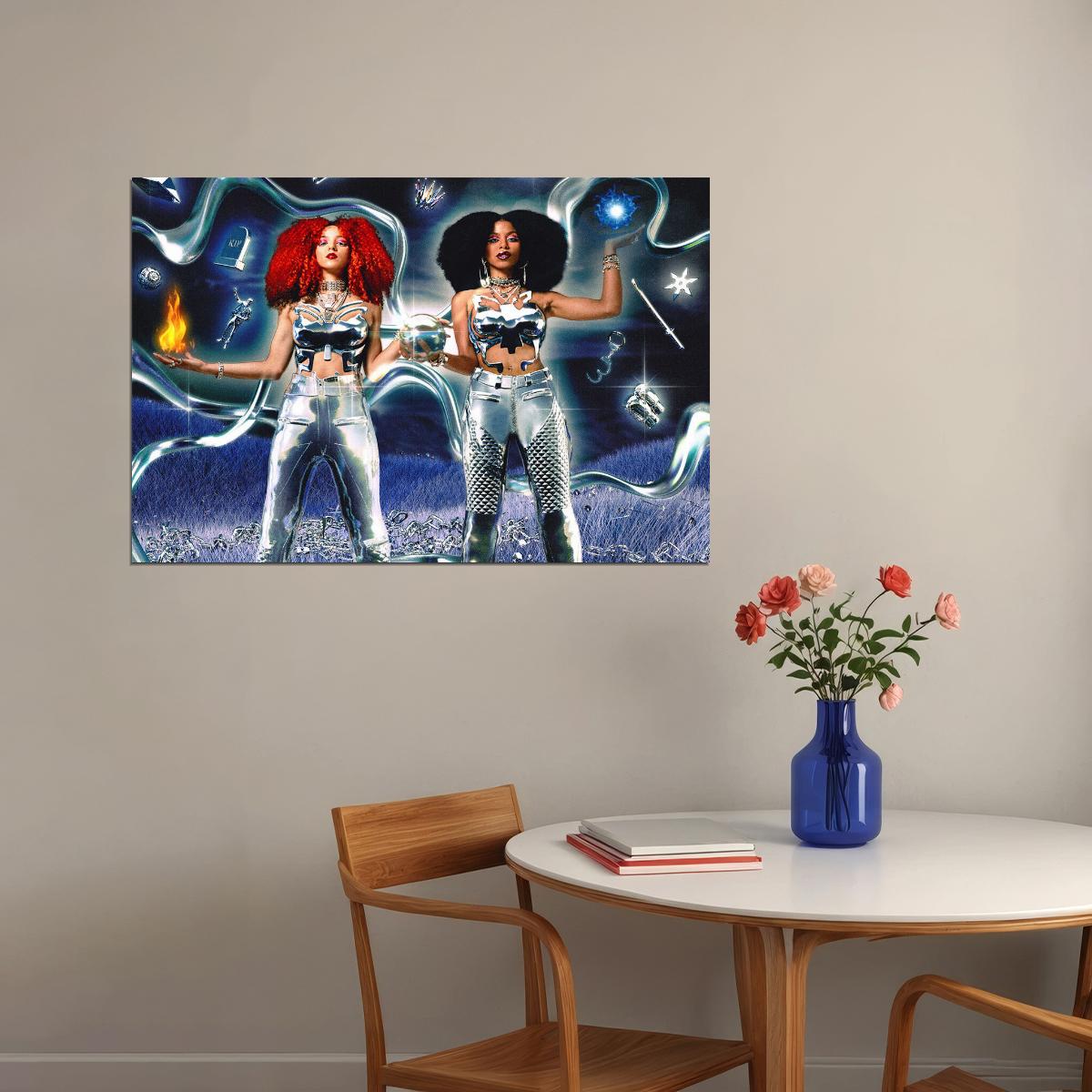 Nova Twins Music Group Supernova Music Album Poster Wall Art Print Home Wall Decor - xonomax