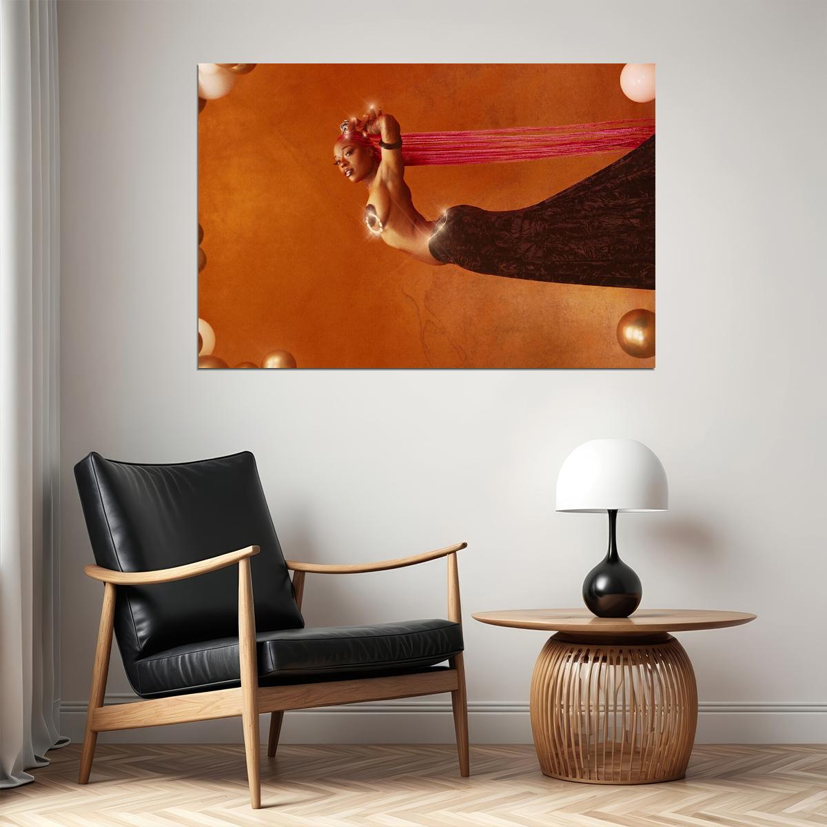 Sudan Archives Natural Brown Prom Queen Poster Wall Art Print Home Wall Decor - xonomax