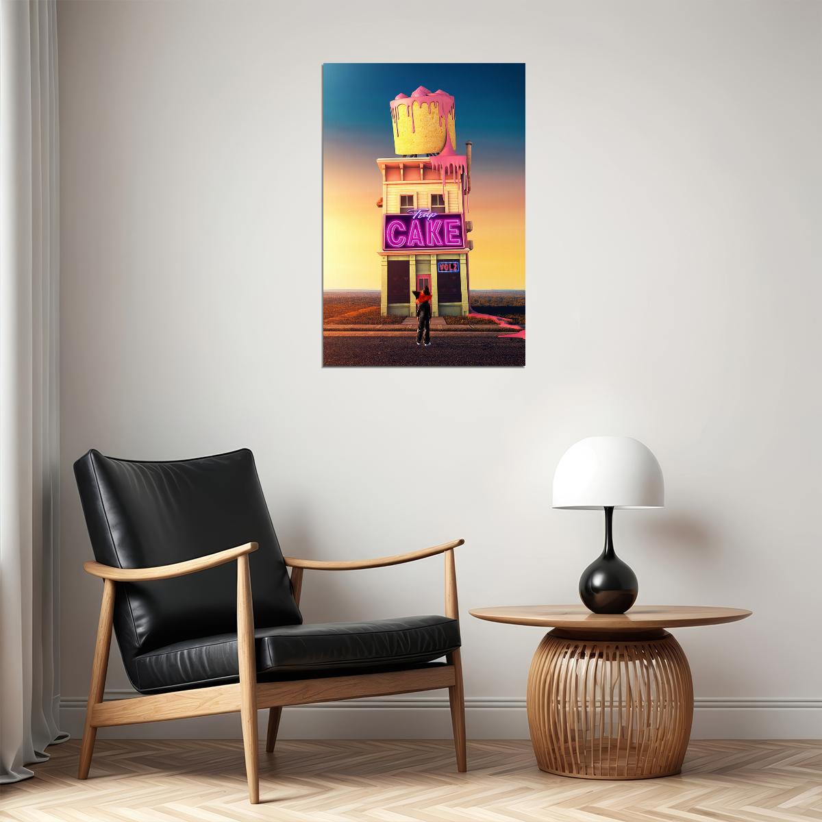 Rauw Alejandro Puerto Rican Singer Trap Cake Vol. 2 Poster Wall Art Print Home Wall Decor - xonomax