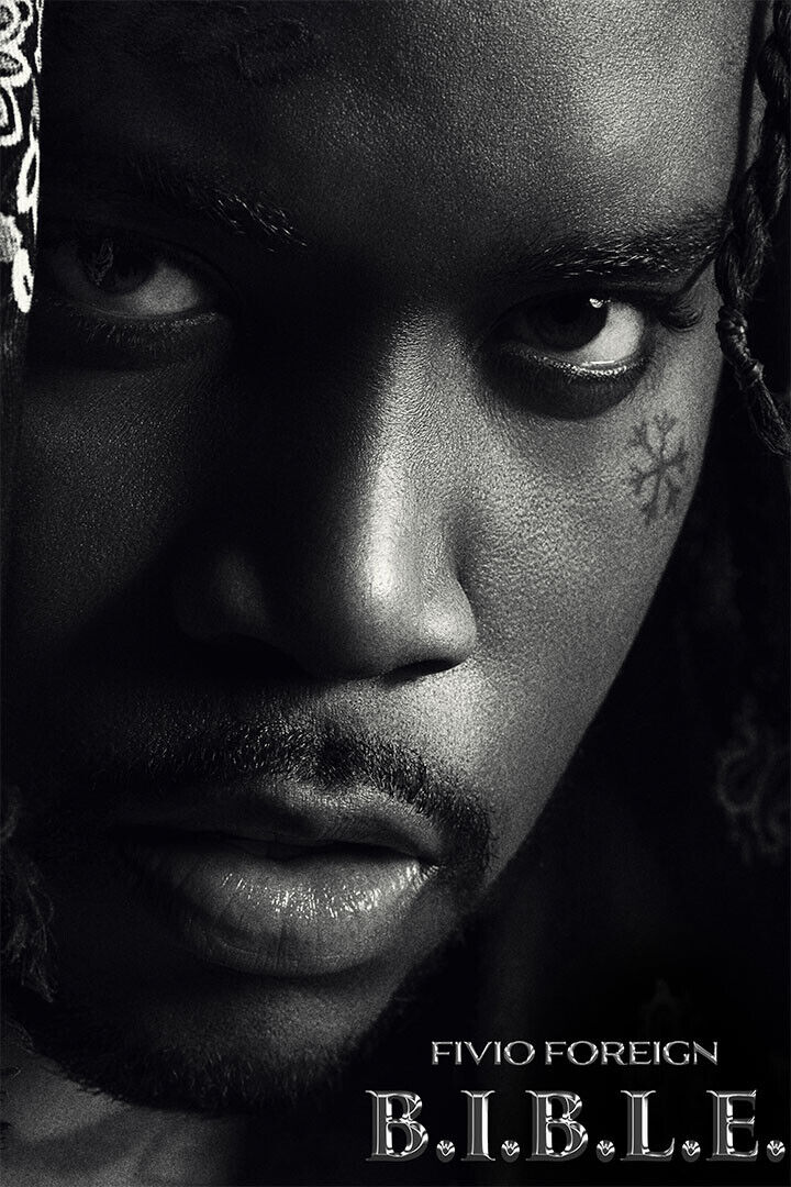 Fivio Foreign American Rapper B.i.b.l.e. Album Poster Wall Art Print Home Wall Decor - xonomax