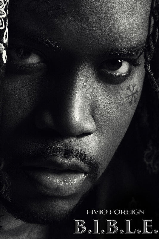 Fivio Foreign American Rapper B.i.b.l.e. Album Poster Wall Art Print Home Wall Decor - xonomax