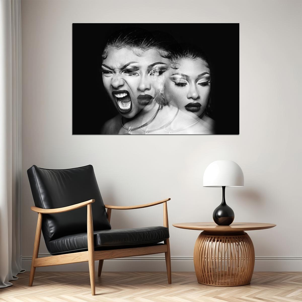 Megan Thee Stallion Traumazine Music Album Poster Wall Art Print Home Wall Decor - xonomax