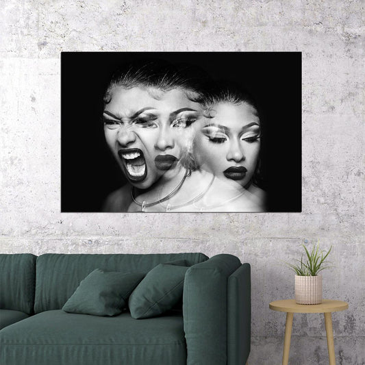 Megan Thee Stallion Traumazine Music Album Poster Wall Art Print Home Wall Decor - xonomax