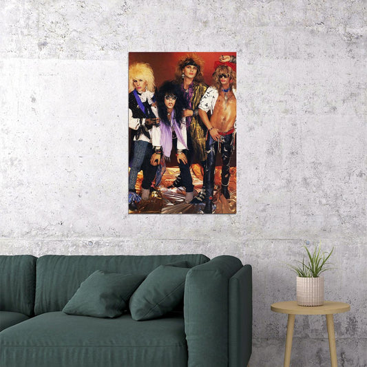 American Glam Metal Band Concert Singer Star Poster Wall Art Print Home Wall Decor - xonomax