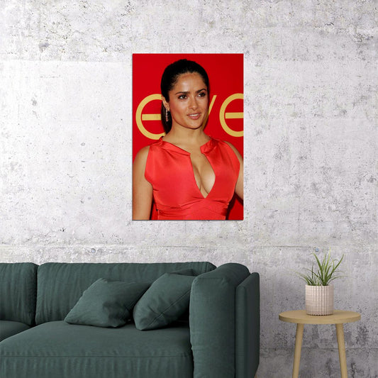 Salma Hayek 80s 90s Vintage Cinema Actor Star Poster Wall Art Print Home Wall Decor - xonomax