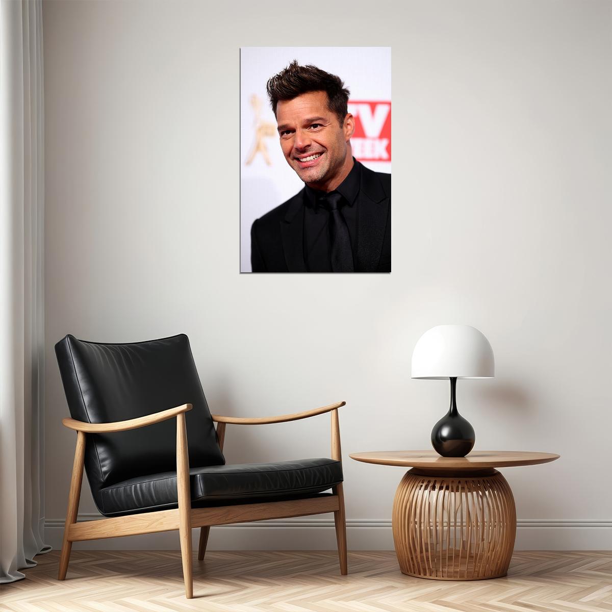 Ricky Martin 80s 90s Singer Music Actor Idol Poster Wall Art Print Home Wall Decor