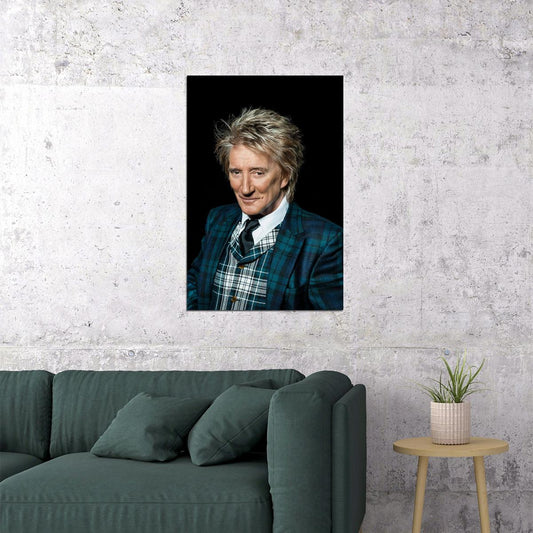 Rod Stewart 80s 90s Vintage Music Singer Star Poster Wall Art Print Home Wall Decor - xonomax
