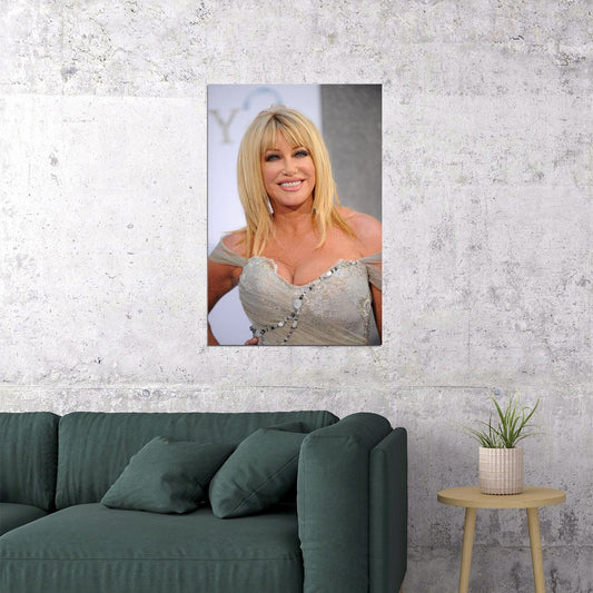 Suzanne Somers 80s 90s Actress Singer Star Poster Wall Art Print Home Wall Decor - xonomax
