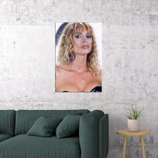 Sybil Danning 80s 90s Vintage Actress Star Poster Wall Art Print Home Wall Decor - xonomax