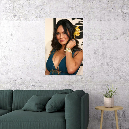 Tia Carrere 80s 90s Vintage Actor Model Star Poster Wall Art Print Home Wall Decor - xonomax