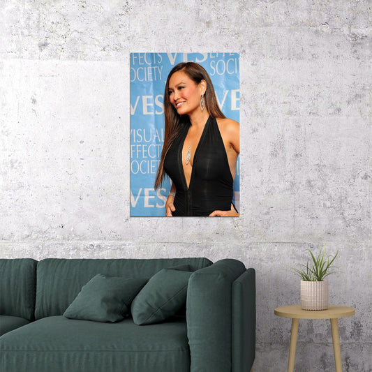 Tia Carrere 80s 90s Vintage Cinema Actor Idol Poster Wall Art Print Home Wall Decor - xonomax