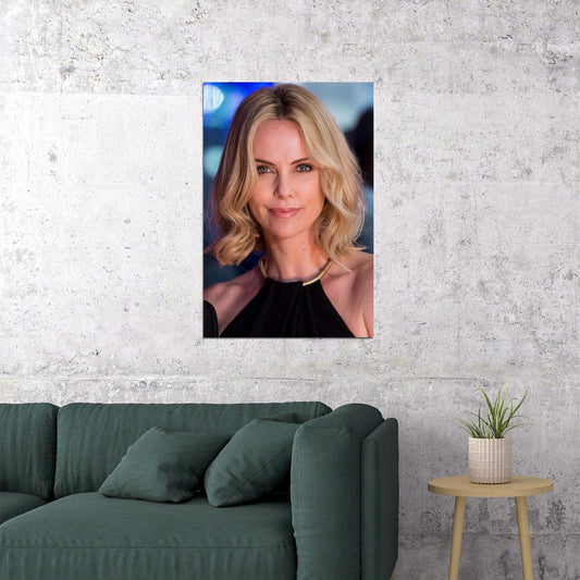 Charlize Theron Celebrity Cinema Actress Idol Poster Wall Art Print Home Wall Decor - xonomax