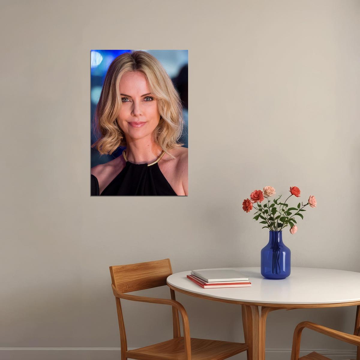 Charlize Theron Celebrity Cinema Actress Idol Poster Wall Art Print Home Wall Decor - xonomax