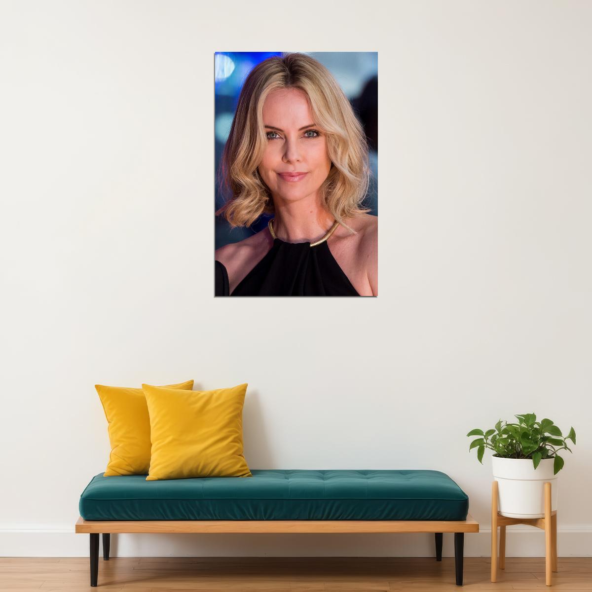 Charlize Theron Celebrity Cinema Actress Idol Poster Wall Art Print Home Wall Decor - xonomax
