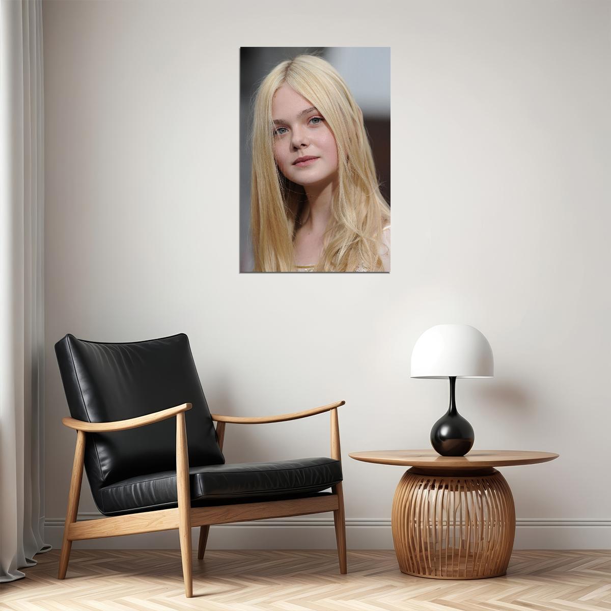 Elle Fanning Celebrity Cinema Actor Star Poster Wall Art Print Home Wall Decor - xonomax