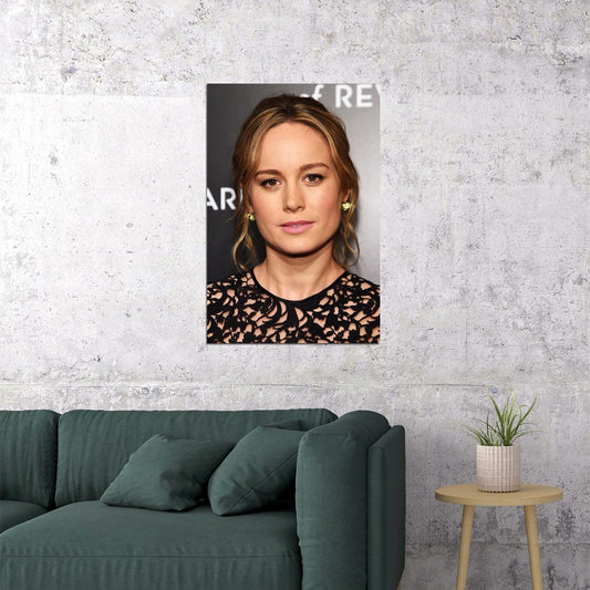 Brie Larson Cinema Actress Movie Productor Poster Wall Art Print Home Wall Decor - xonomax