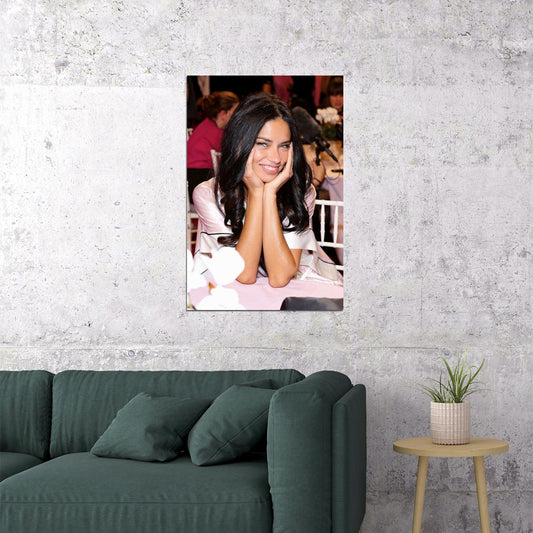 Adriana Lima Sexy Model Beauty Actress Star Poster Wall Art Print Home Wall Decor - xonomax
