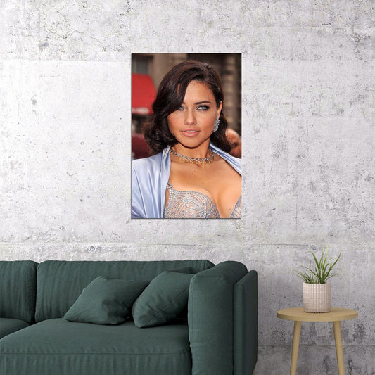 Adriana Lima Hot Super Model Beauty Artist Poster Wall Art Print Home Wall Decor - xonomax