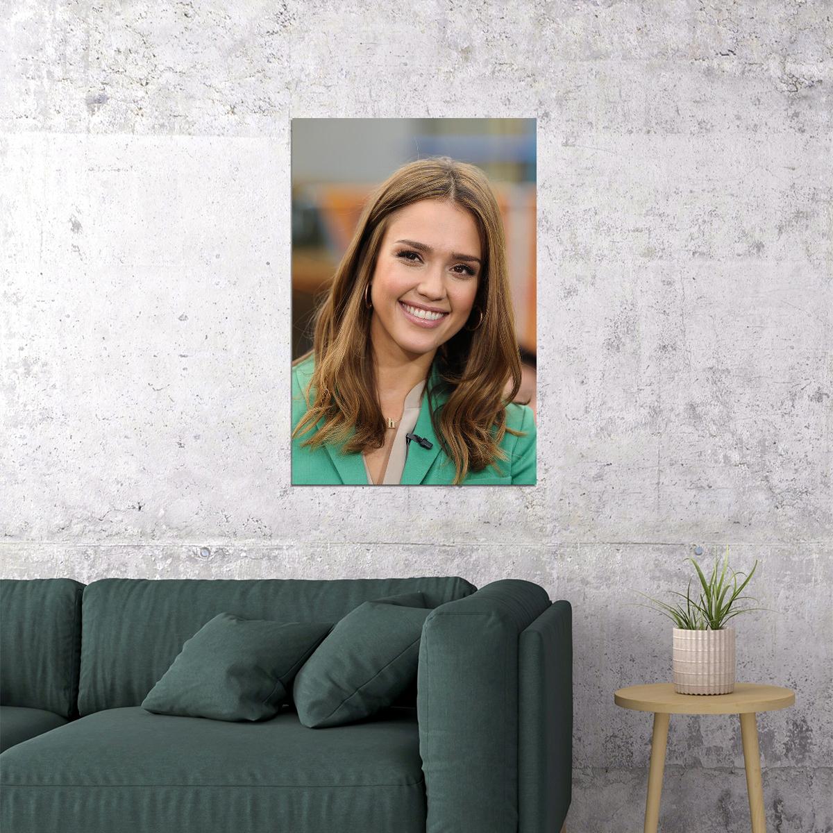 Jessica Alba Celebrity Cinema Actress Star Poster Wall Art Print Home Wall Decor