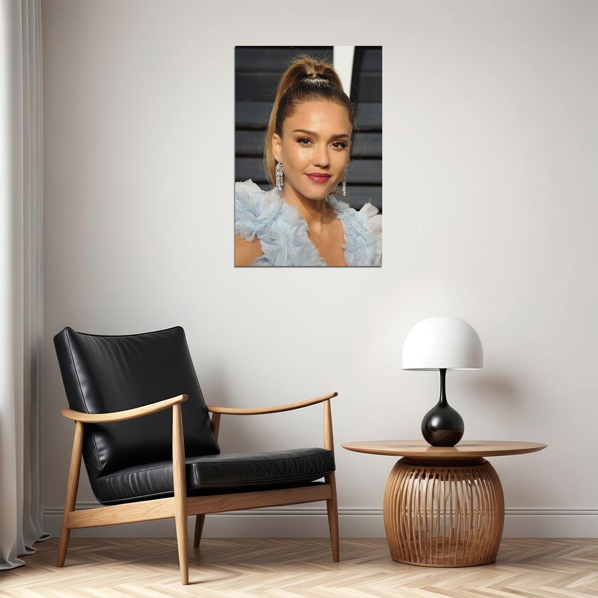 Jessica Alba Celebrity Cinema Actress Idol Poster Wall Art Print Home Wall Decor